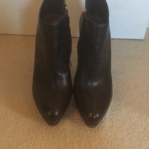 Vince Camuto platform ankle booties